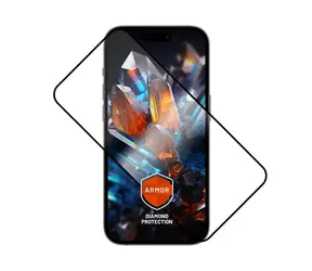 FIXED Armor Ultra odolné tvrzené sklo s Anti-dust aplikátorem a AR vrstvou pro Apple iPhone 16 Pro černá