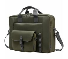 HP Modular Laptop Bag 15.6" černá-zelená / brašna na notebook 15.6" / 22 L / polyester / RFID