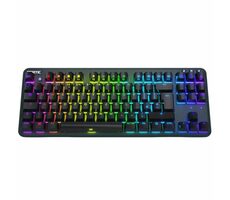 Fnatic miniSTREAK TKL Gaming Tastatur černá / herní bezdrátová klávesnice / mechanická / Kailh Speed Silver / Nordic Ly