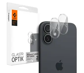 Spigen Glass tR Optik 2 Pack ochranné sklo na fotoaparát pro Apple iPhone 16/16 Plus