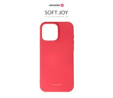 SWISSTEN SOFT JOY pouzdro pro Apple iPhone 16 Pro červená