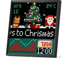 Divoom Pixoo 64 černá / Programovatelná LED obrazovka / 64x64 cm 