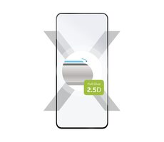 FIXED Ochranné tvrzené sklo Full-Cover pro OPPO Reno12 F / lepení přes celý displej / černé