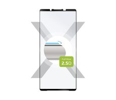 FIXED Ochranné tvrzené sklo Full-Cover pro Sony Xperia 1 VI / lepení přes celý displej / černé