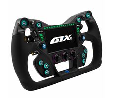 Cube Controls GTX2 černo-modrá / Závodní volant / 30cm / 5" dotykový displej / 4 pádla / 21 tlačítek 