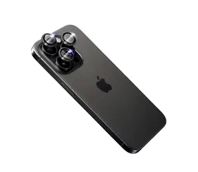FIXED Safírová ochrana čoček fotoaparátů Sapphire Camera Glass pro Apple iPhone 15 Pro/15 Pro Max černá