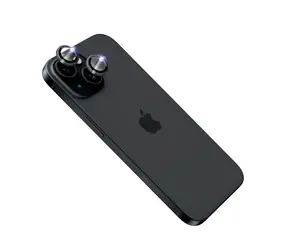 FIXED Safírová ochrana čoček fotoaparátů Sapphire Camera Glass pro Apple iPhone 15/15 Plus černá