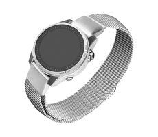 FIXED Síťovaný nerezový řemínek Mesh Strap pro Garmin QuickFit 20mm stříbrný