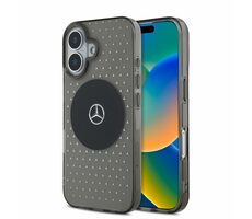Mercedes PC/TPU Star Pattern MagSafe Zadní Kryt pro Apple iPhone 16 Plus černá