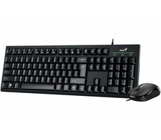 GENIUS KM-100SE černá / Drátový set / Copilot/ USB/ CZ+SK layout