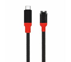 Tactical Recce 3:20 kabel pro Garmin USB-C černá/červená