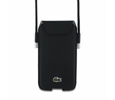 Lacoste PVC Iconic Petit Pique Kapsa na Telefon XL černá