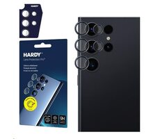 3mk HARDY Lens Protection Pro skla na fotoaparát pro Samsung Galaxy S23 Ultra Black