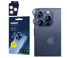 3mk HARDY Lens Protection Pro skla na fotoaparát pro Apple iPhone 15 Pro Max Blue