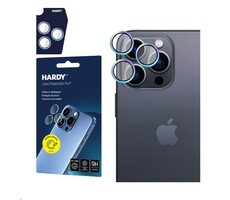3mk HARDY Lens Protection Pro skla na fotoaparát pro Apple iPhone 15 Pro Max Rainbow