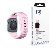 3mk Silicone Watch Strap pro Apple 38/40/41 mm Powder Pink