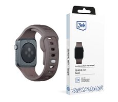 3mk Silicone Watch Strap pro Apple 38/40/41 mm Taupe