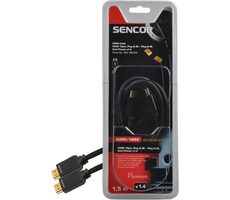 SENCOR SAV 166-015 kabel HDMI M-M v1.4 1.5 m / podpora Ethernetu