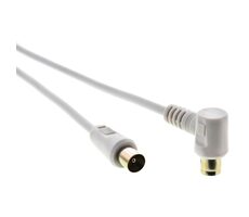 SENCOR SAV 169-025W anténní koaxiální kabel M-F 90° 2.5m