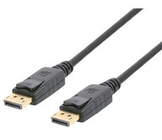 PremiumCord DisplayPort 2.0 propojovací kabel M-M zlacené konektory 2m