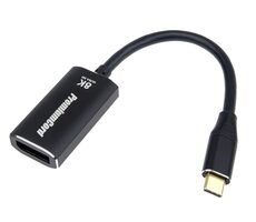 PremiumCord adaptér USB-C na DisplayPort DP1.4 samec-samice 8K@60Hz a 4k@120Hz 15cm