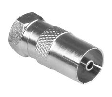 SENCOR SAV 182-000 šroubovací F konektor – vidlice na koaxiální TV konektor