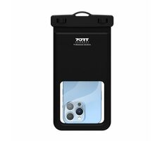 PORT CONNECT Univerzální voděodolné pouzdro na smartphony do 6.7" černá / IPX8