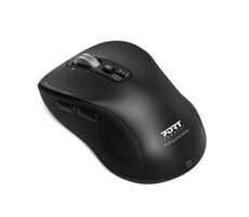 PORT CONNECT Expert černá / bezdrátová myš /3200 DPI / 2.4 Ghz / Bluetooth / USB-A/C
