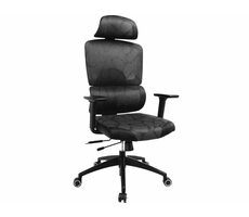 Sandberg ErgoFusion Pro černá / Herní křeslo / ergonomické / nastavitelné / nylonový rám / max. 150 kg