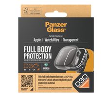 PanzerGlass Tvrzené sklo Full Body D3O pro Apple Watch Ultra/Ultra 2 transparentní