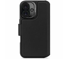 Decoded Leather Detachable Wallet odnímatelné kožené pouzdro pro Apple iPhone 16 černá