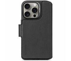 Decoded Leather Detachable Wallet odnímatelné kožené pouzdro pro Apple iPhone 16 Pro černá