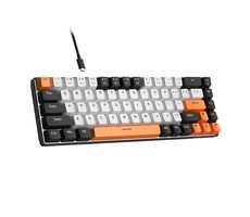 MageGee MK-BOX černá / Mechanická herní klávesnice / US layout / kabel USB-C / RGB podsvícení 