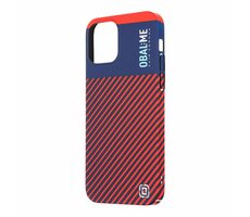 OBAL:ME Flossy Stripes Kryt pro Apple iPhone 12/12 Pro modrá/červená