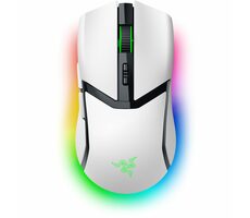Razer Cobra Pro bílá / herní bezdrátová myš / optická / 30000 DPI / 8 tlačítek / USB-C / USB dongle