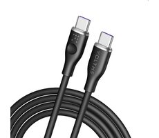 VOLTME Powerlink Moss Series CTC Kabel USB-C(M) 5A/100W 1.8m bílá / 2x USB-C(M)