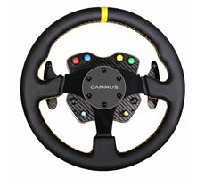 Cammus GT1 černá / Závodní volant / 2 pádla / 20 tlačítek 