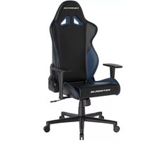 DXRacer GLADIATOR Herní židle černo-modrá / 125-134 cm / syntetická kůže / 130 kg / Područky