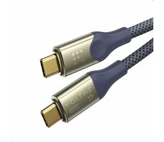 VOLTME Powerlink Utron Series CTC Kabel USB-C(M) 5A/240W 1.2m modrá / 2x USB-C(M)