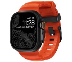 Nomad Rocky Point Band řemínek pro Apple Watch 49/45/44/42mm black/magma