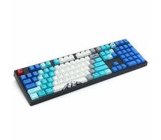 Varmilo VEA108 Summit R1 modrá / Mechanická herní klávesnice / Cherry MX Brown / LED osvětlení / USB-C 