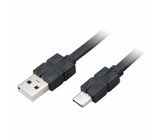 AKASA USB-C 2.0 (M) - USB-A 2.0 (M)  30 cm černá / 480MBps