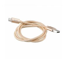 AKASA USB-C 2.0 (M) - USB-A 2.0 (M) 1 m zlatá