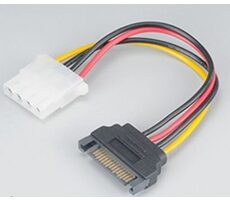 AKASA Adaptér SATA na 4pin Molex - 15 cm 2 ks