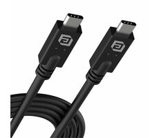 AKASA USB-C (M) - USB-C (M) 1m černá / USB4 / 40Gbps / 240W / PD 3.0