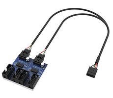 AKASA USB 2.0 interní HUB 1-4 / HUB pro USB 