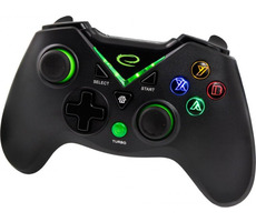 Rozbaleno - Esperanza EGG112K Major gamepad černá / bezdrátový / 12 tlačítek / pro PC & XBOX ONE & Android & PS3 / rozbaleno