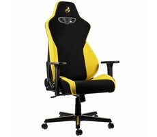 Nitro Concepts S300 Astral Yellow žlutá / Herní židle / látka / nastavitelná / pojezdová kolečka / nosnost 135 kg 