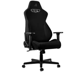 Nitro Concepts S300 Stealth Black černá / Herní židle / látka / nastavitelná / pojezdová kolečka / nosnost 135 kg 