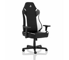 Nitro Concepts X1000 Radiant White bílá / Herní židle / látka / nastavitelná / pojezdová kolečka / nosnost 135 kg 